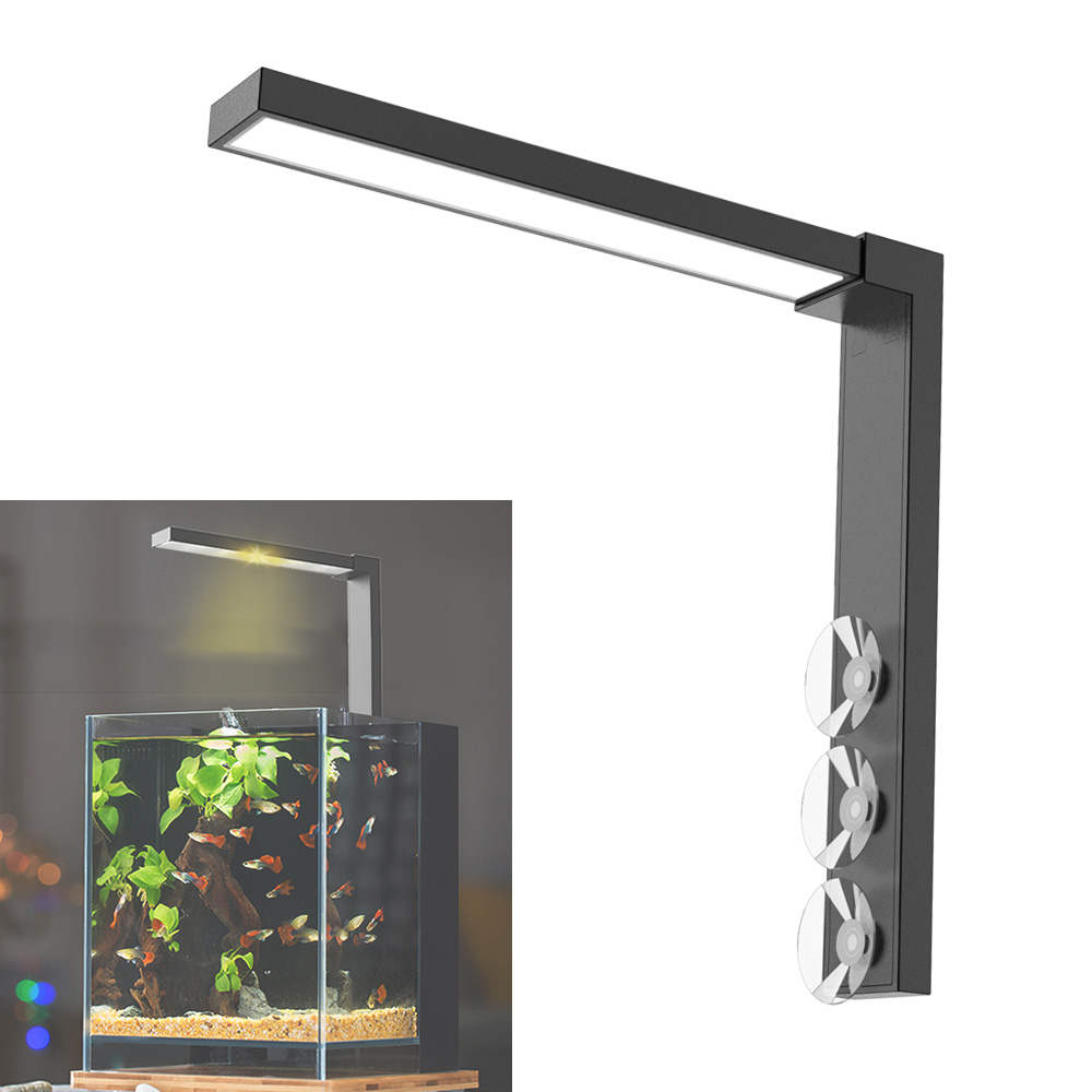 Aquarium Planted Tank Light - Luz LED ABS para pecera pequeña,