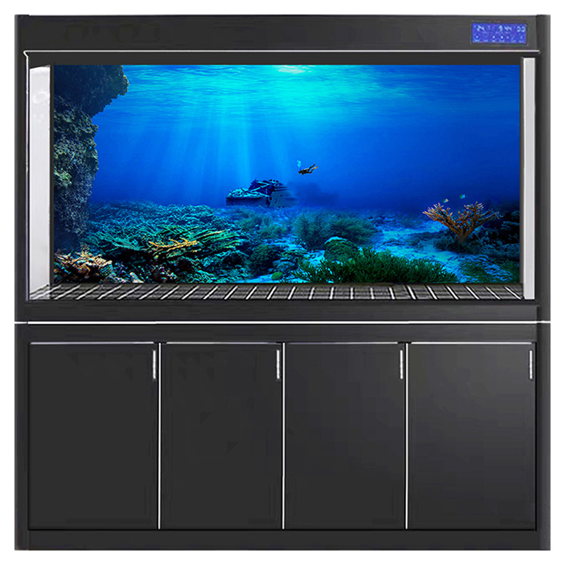 Aquarium Planted Background - Fondo decorativo para pecera, pintura de