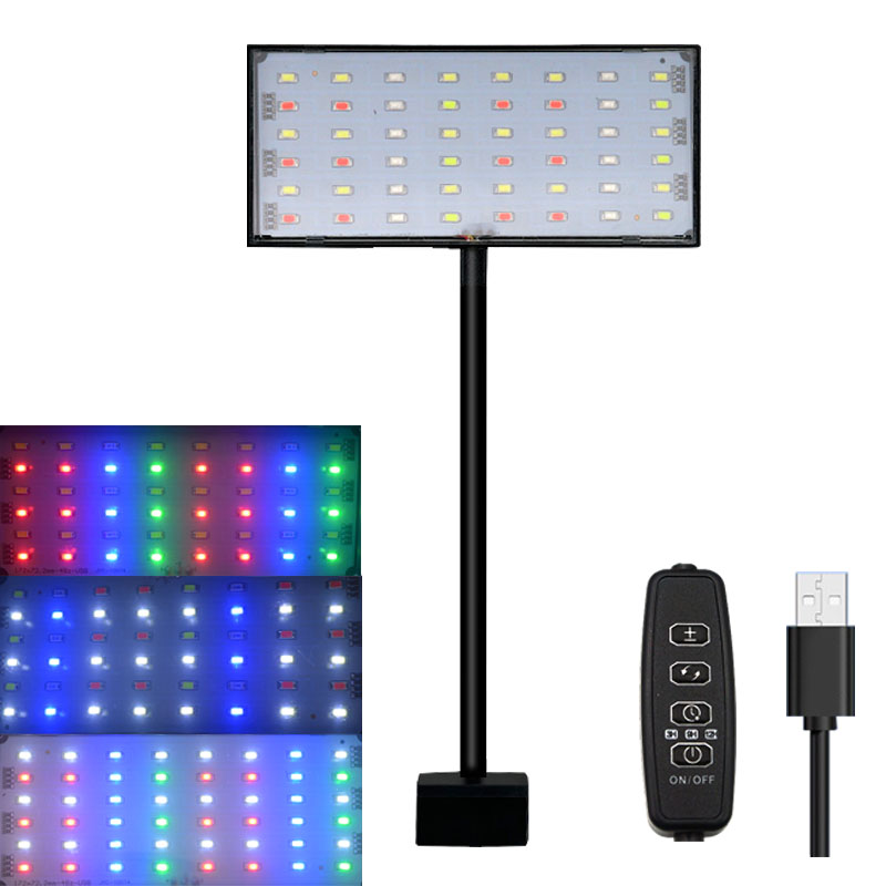 Aquarium Planted Tank Light - Lámpara LED de espectro completo para