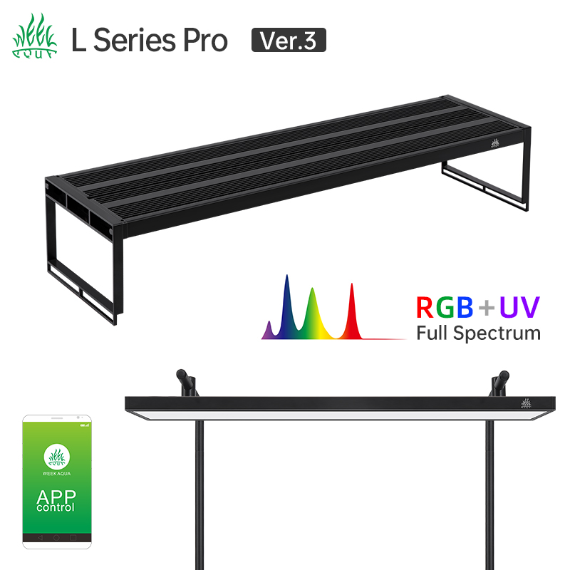 Aquarium Planted Tank Light - WEEK AQUA Serie L Control de