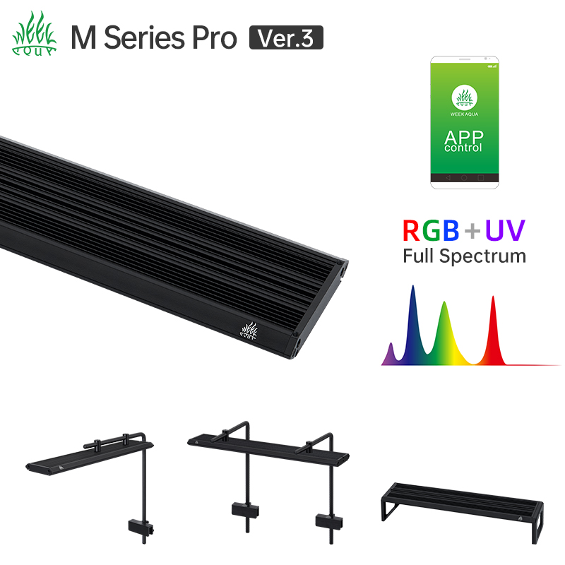 Aquarium Planted Tank Light - Lámpara LED RGB UV para Acuario