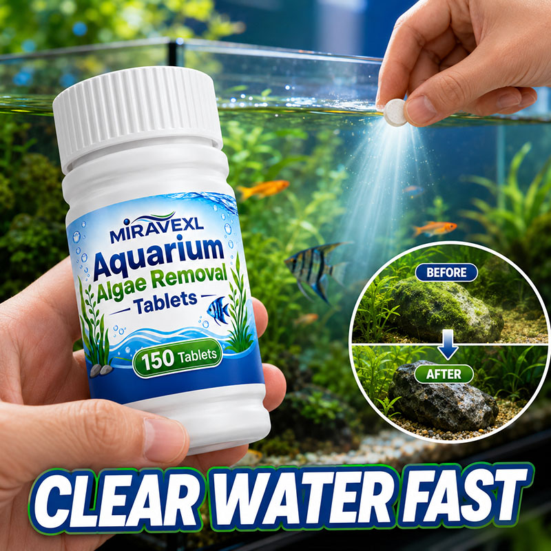 Aquarium Planted Fish - MIRAVEXL 150 Tabletas para Eliminar Algas