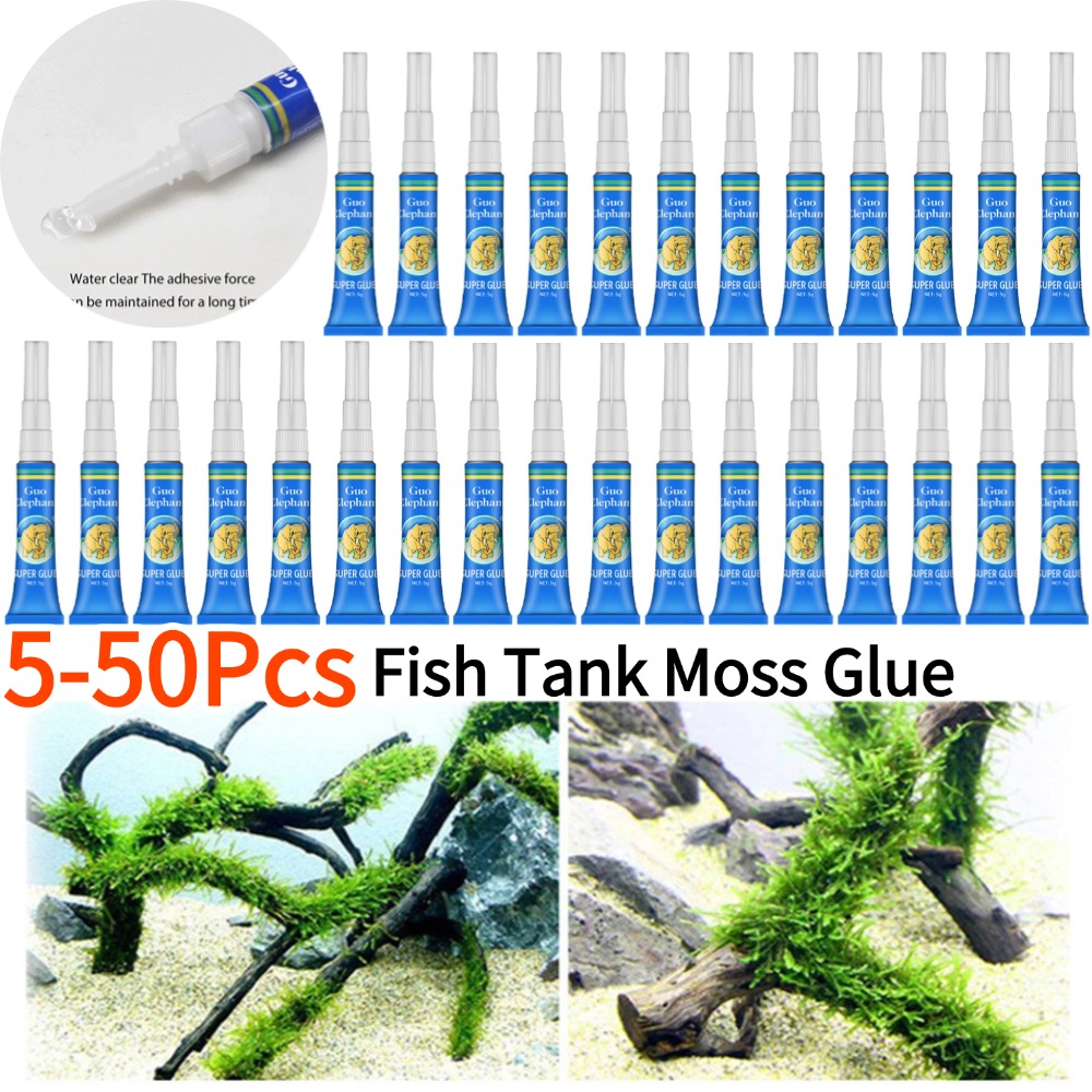 Aquarium Plant Gel - 50-5 uds pecera paisajismo musgo pegamento