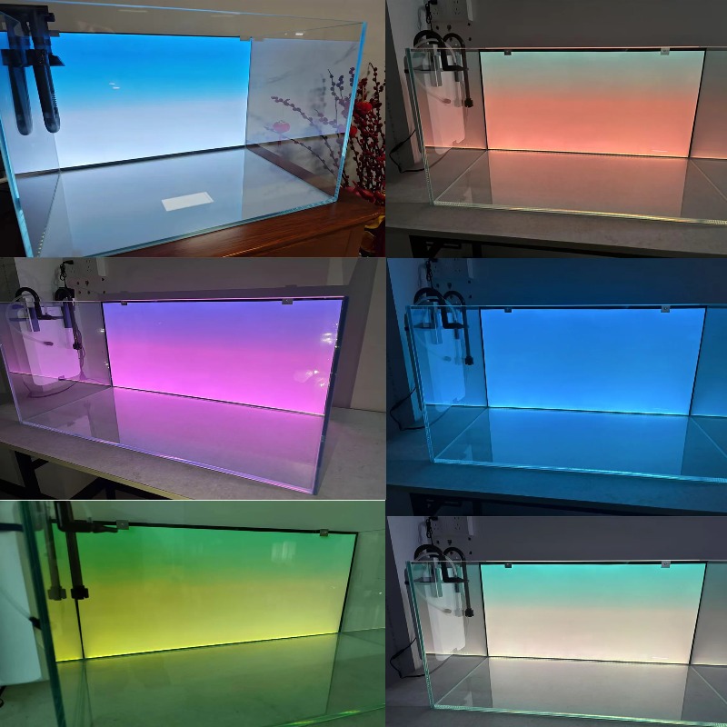 Aquarium Planted Background - Panel de luz LED para fondo
