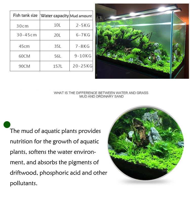 Hierba de agua de acuario, bar - Aquarium Planted Tank Soil reseña y precio
