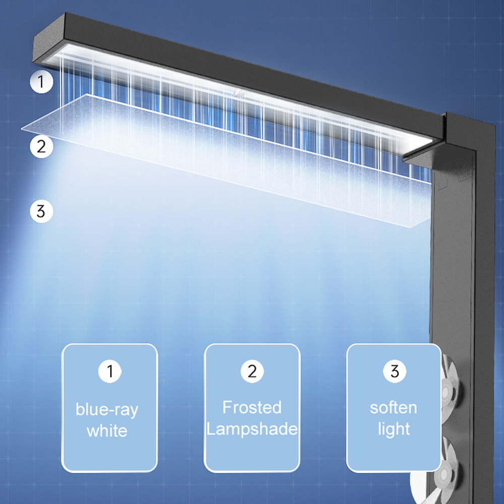 Luz LED ABS para pecera pequeñ - Aquarium Planted Tank Light reseña y precio