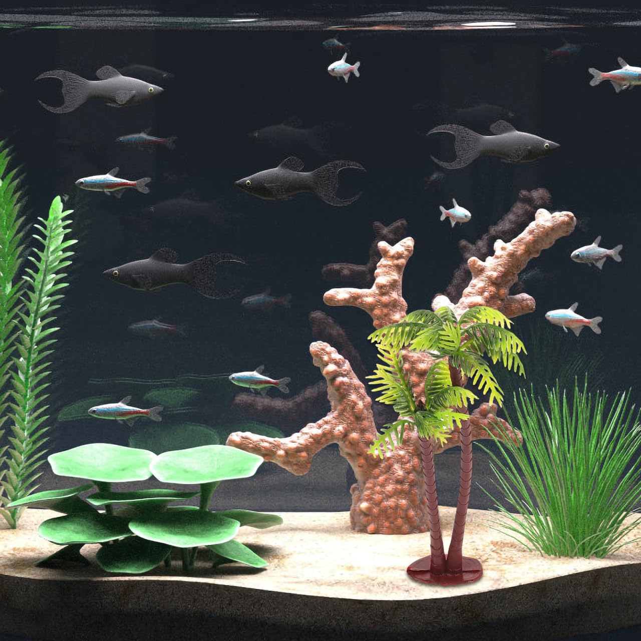 10/20/30/40/50 Piezas de Decor - Aquarium Planted Fish reseña y precio