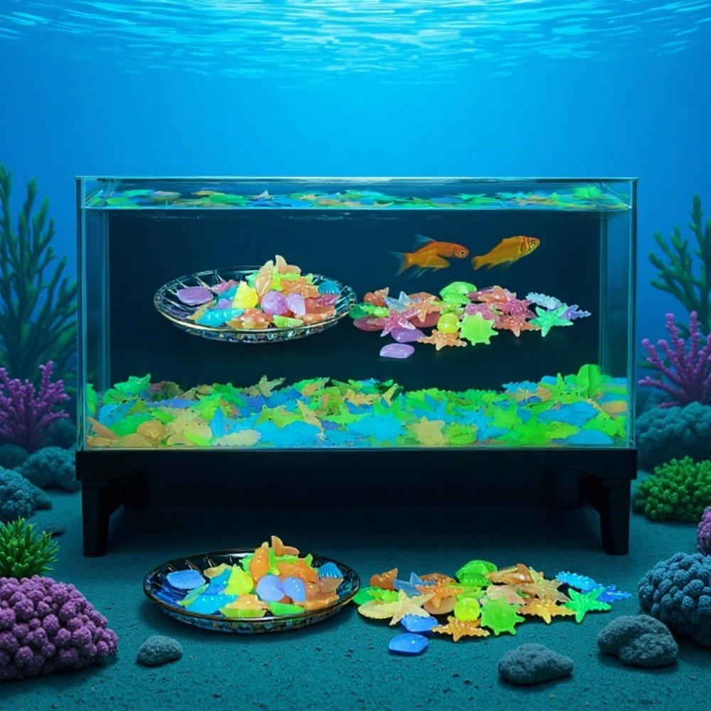 Piedras Luminosas Brillantes d - Aquarium Planted Fish reseña y precio