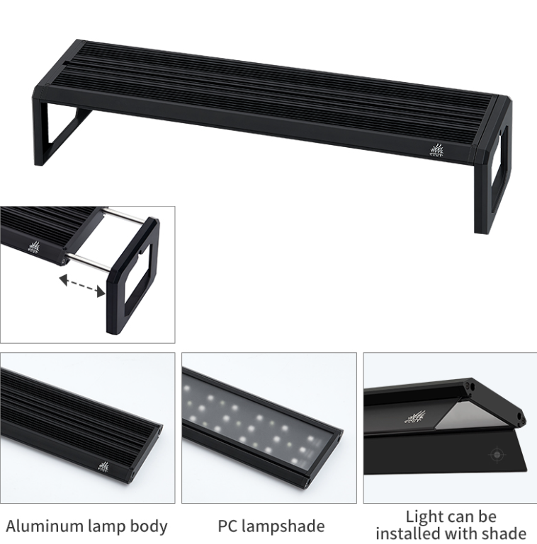 Lámpara LED RGB UV para Acuari - Aquarium Planted Tank Light reseña y precio