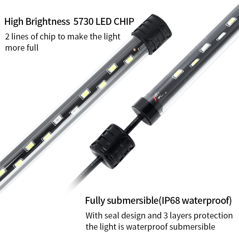 Luz LED para acuario de 90-260 - Aquarium Planted Tank Light reseña y precio