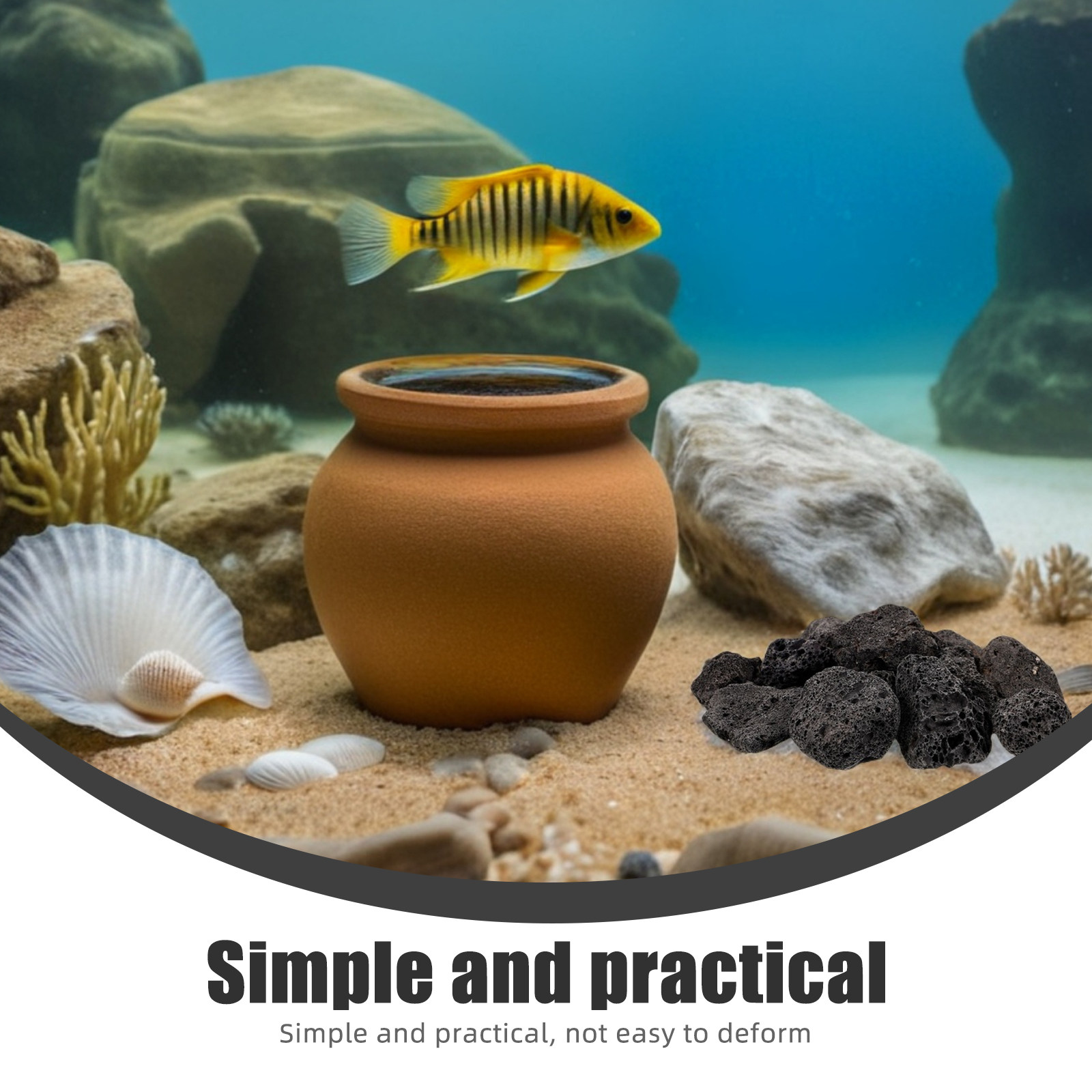 1 Paquete de Piedras Volcánica - Aquarium Planted Fish reseña y precio