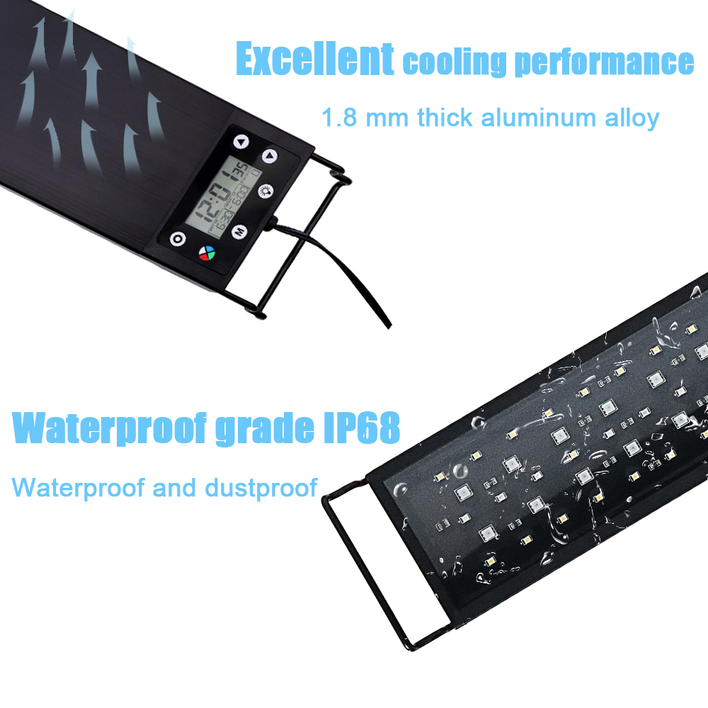 Lámpara LED de espectro comple - Planted Aquarium Pendant Light reseña y precio