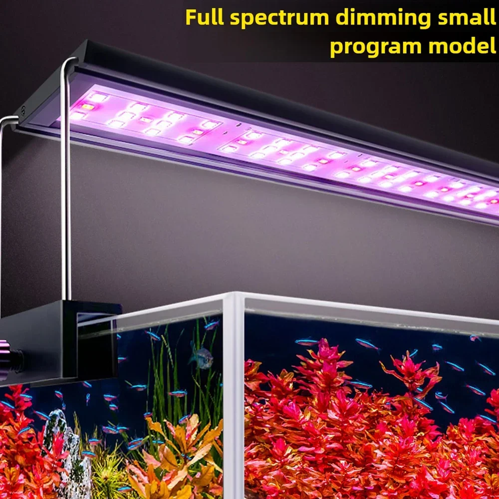 Luz LED regulable programada p - Aquarium Planted Tank Light reseña y precio